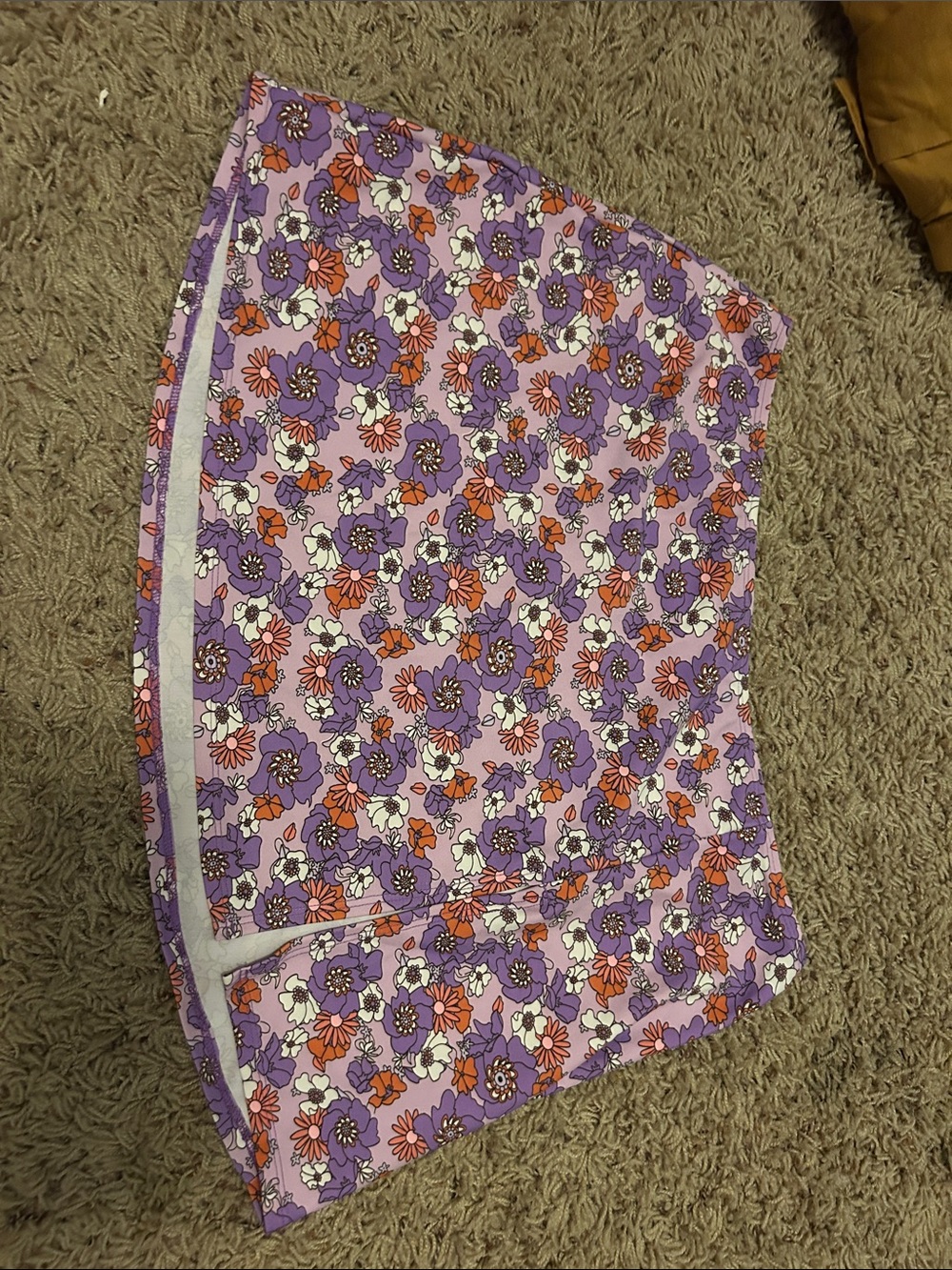 wild fable lavender floral swim cover up skirt